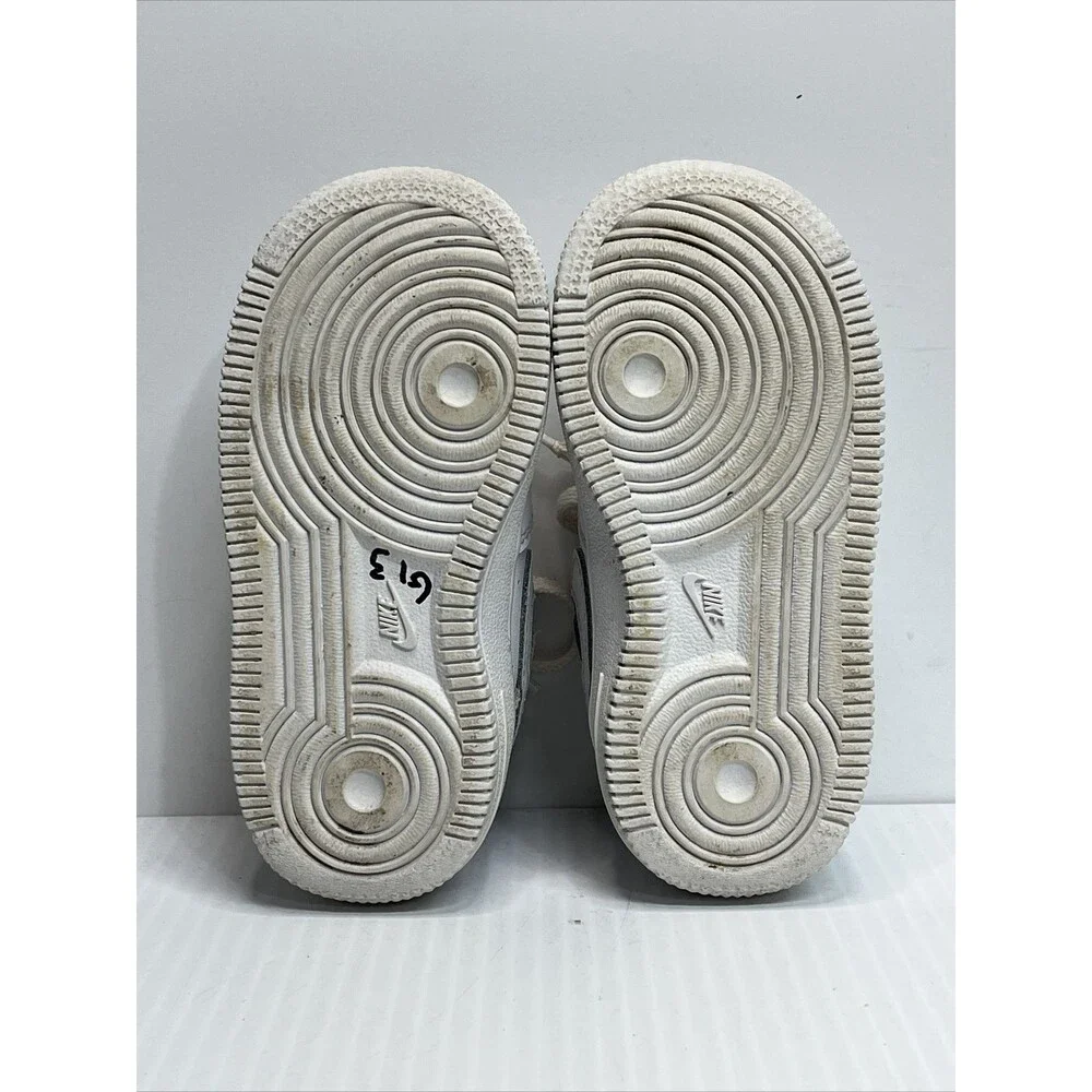 Nike Air Force 1 White Low  Leather Toddler Size 7c Sneakers 314194-117